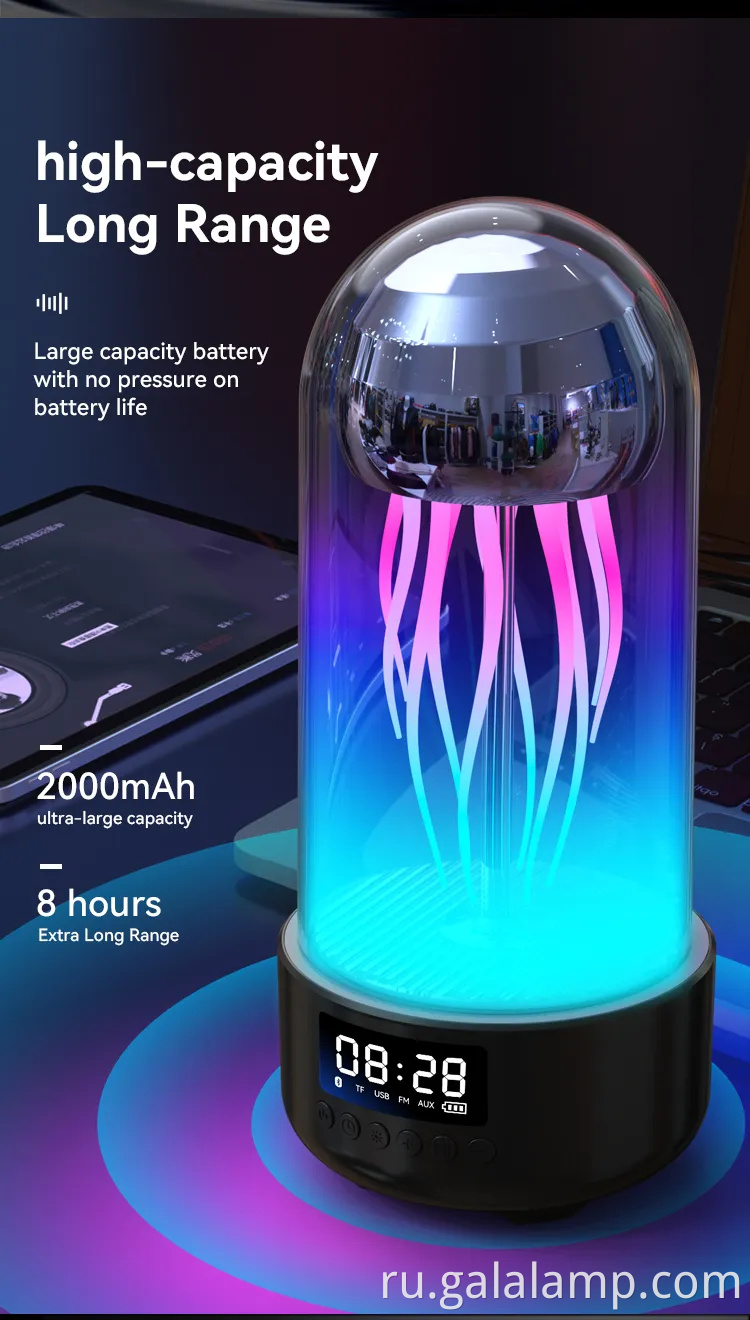 Интеллектуальная беспроводная динамика Bluetooth, красочный дыхательный свет, портативный интеллектуальный